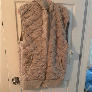 Mono B Quilted Tan Vest